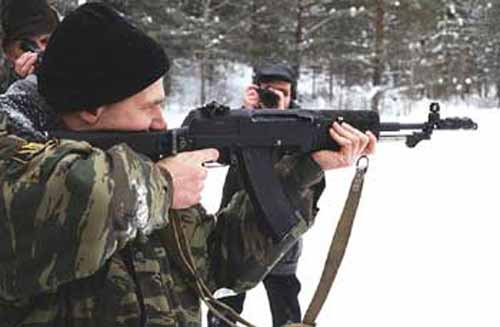 На стрельбах испытание АН-94 Абакан