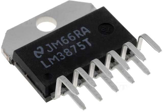 LM3875 усилитель мощности звуковой частоты
