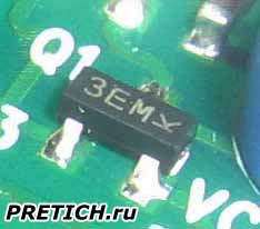 3EM K транзистор SMD монтажа