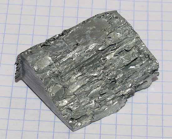 кусок чистого цинка