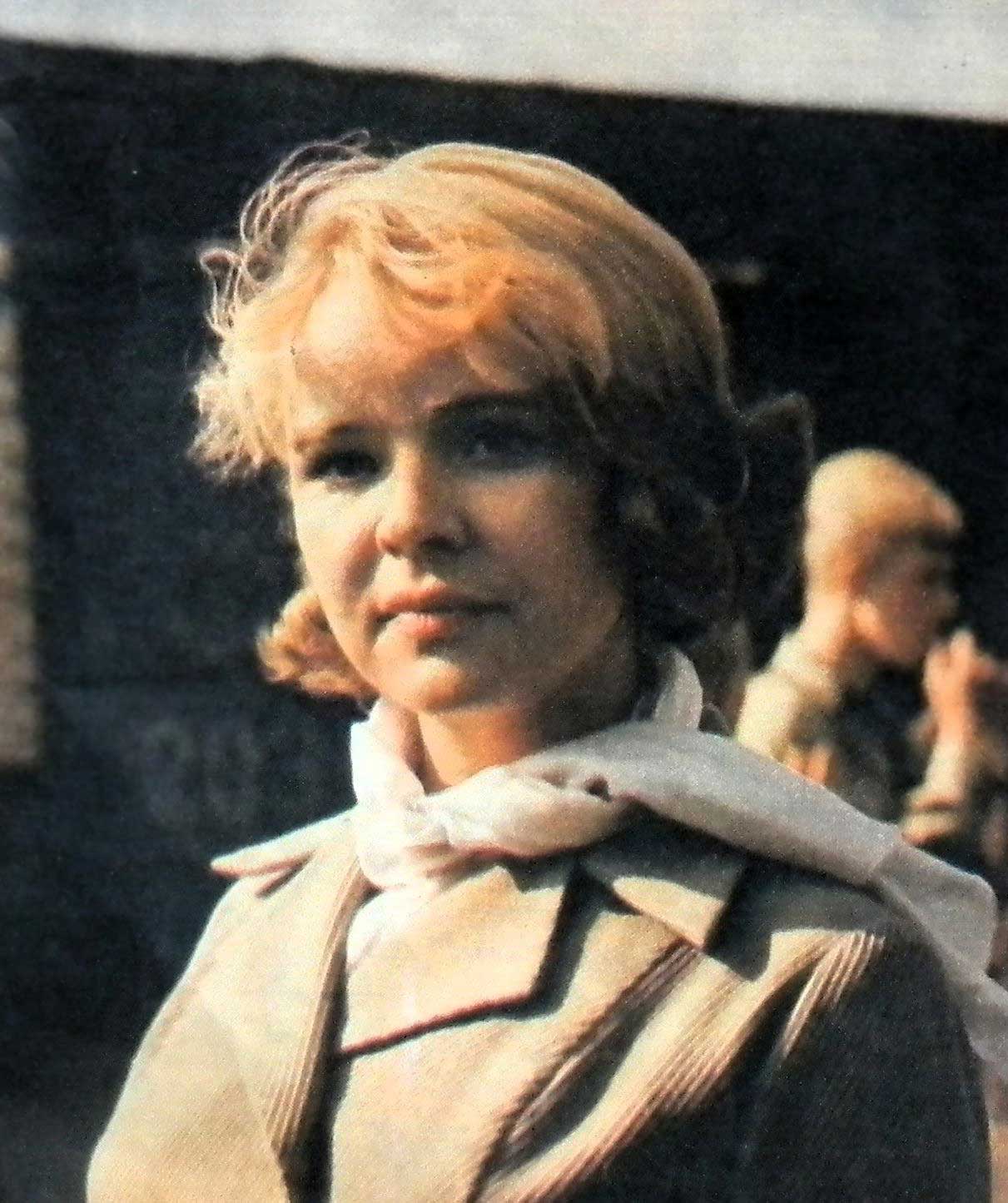 Ольга Петровна - актриса Татьяна Семина, 1971 год, съемки фильма Ольга Петровна - актриса Татьяна Семина, 1971 год, съемки фильма