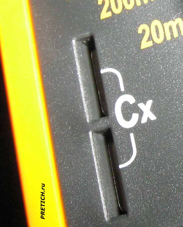 Senit VC890D+ гнездо Cx для проверки конденсаторов