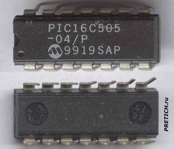 PIC16C505-04/P микроконтроллер Microchip PIC16C505-04/P микроконтроллер Microchip