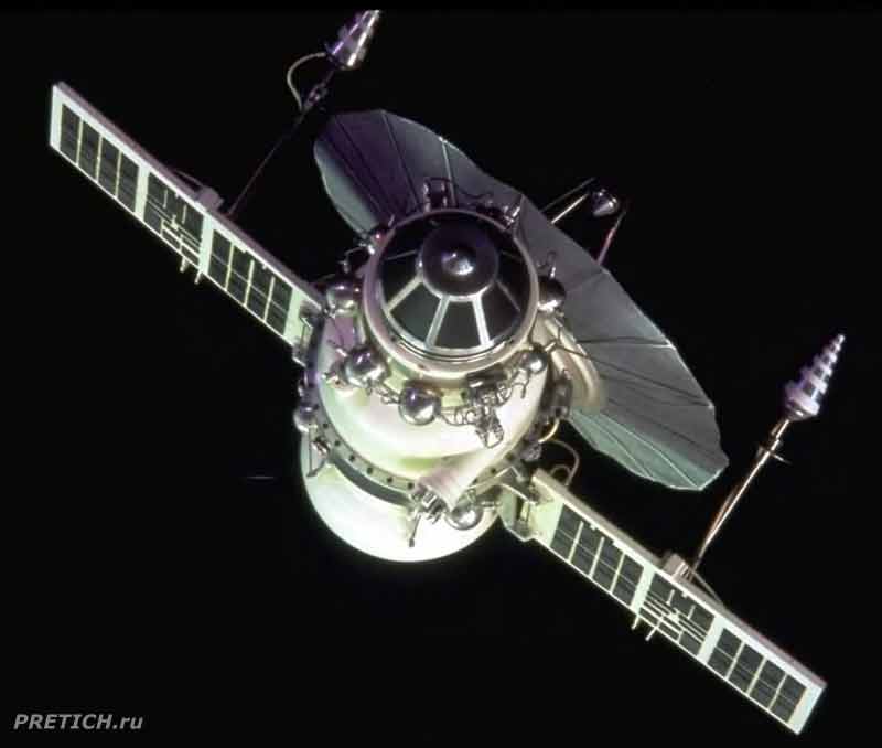 Вега-2 космический аппарат, снимок в космосе