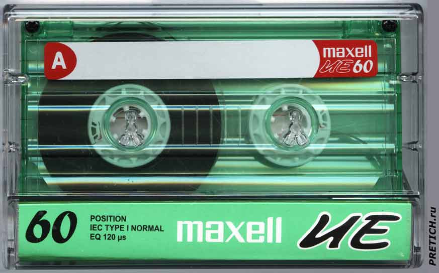 Maxell UE-60 статьи об винтажной аппаратуре и кассетах Maxell UE-60 статьи об винтажной аппаратуре и кассетах