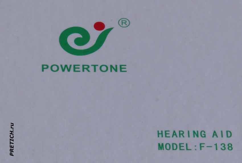 Powertone F-138 слуховой аппарат