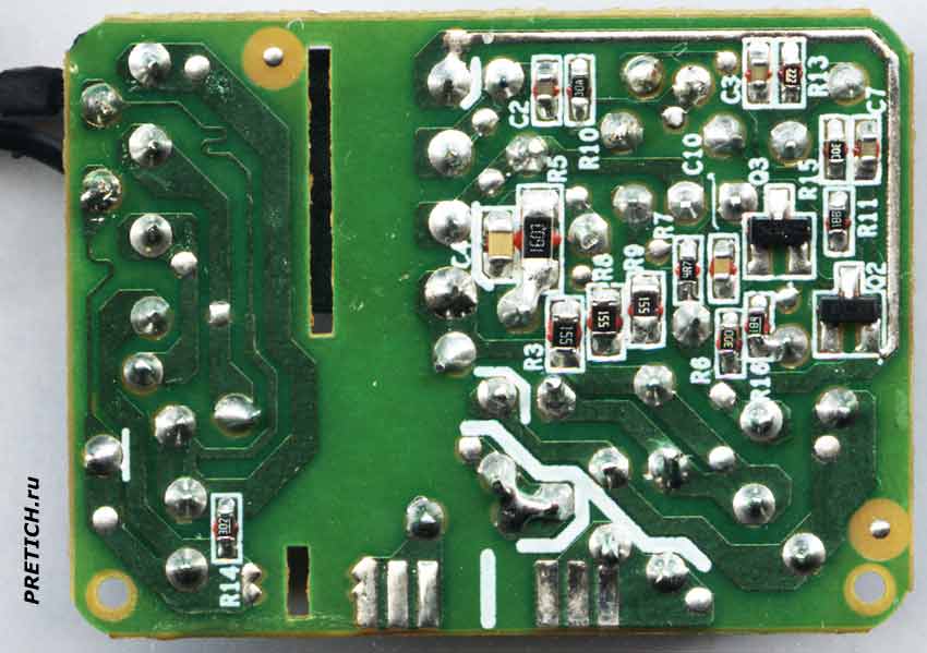 NOKIA AC-3E ремонт платы электроники зарядки