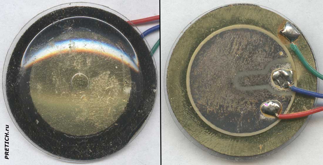 SI-101 пьезокерамический излучатель телефона SI-101 пьезокерамический излучатель телефона