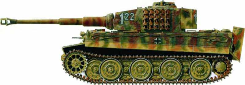 chwere Pz. Abt. 504, Июнь 1944, Италия chwere Pz. Abt. 504, Июнь 1944, Италия