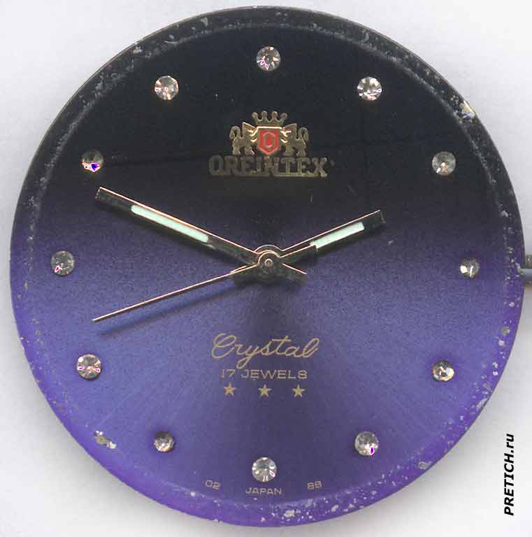 Oreintex Crystal 17 Jewels подделка Китай