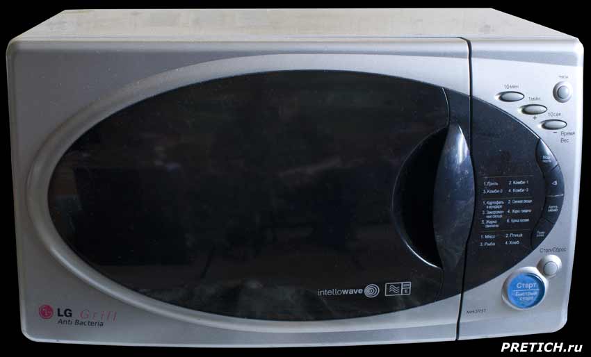 LG MH-595T микроволновая печь, обзор