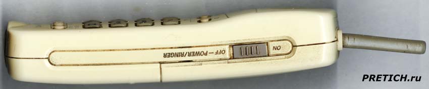 Panasonic KX-TC905-W описание трубки
