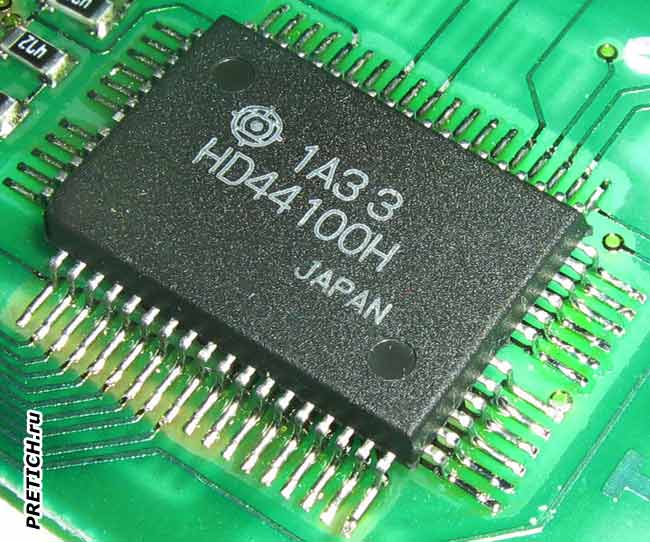 Hitachi HD44100H контроллер, или драйвер ЖК-дисплея