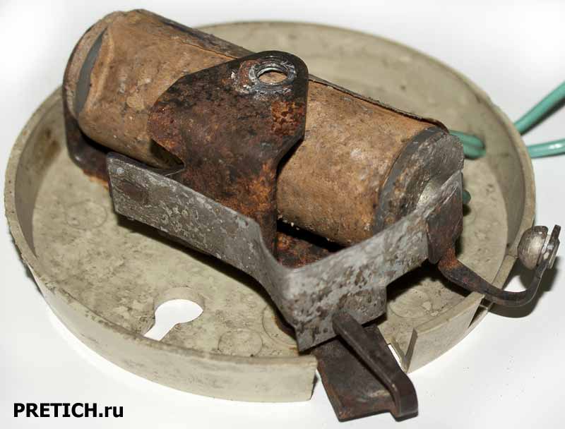 ЗП-220 устройство советского дверного звонка