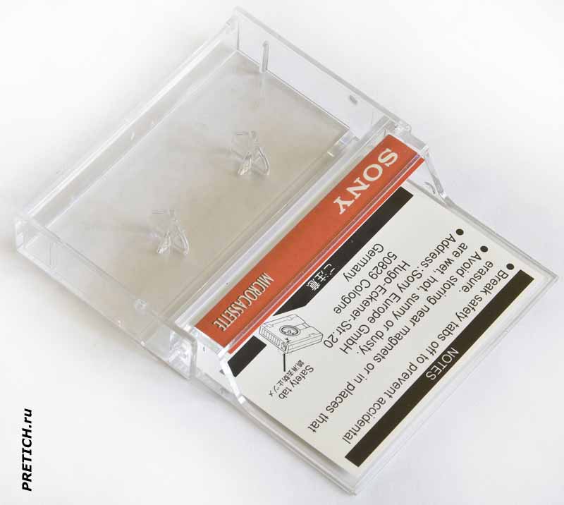 подкассетник микрокассеты Sony MC-60