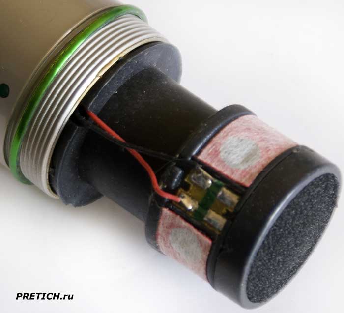 Vitek VT-3832 разборка микрофона для караоке
