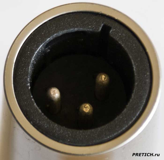 Vitek VT-3832 полное описание микрофона, разъем XLR