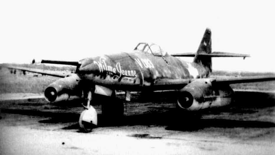 Пушка MK 114 на реактивном самолете ME-262A