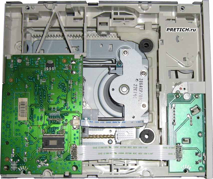 LITE-ON DH-20A3S разборка DVD-RW привода